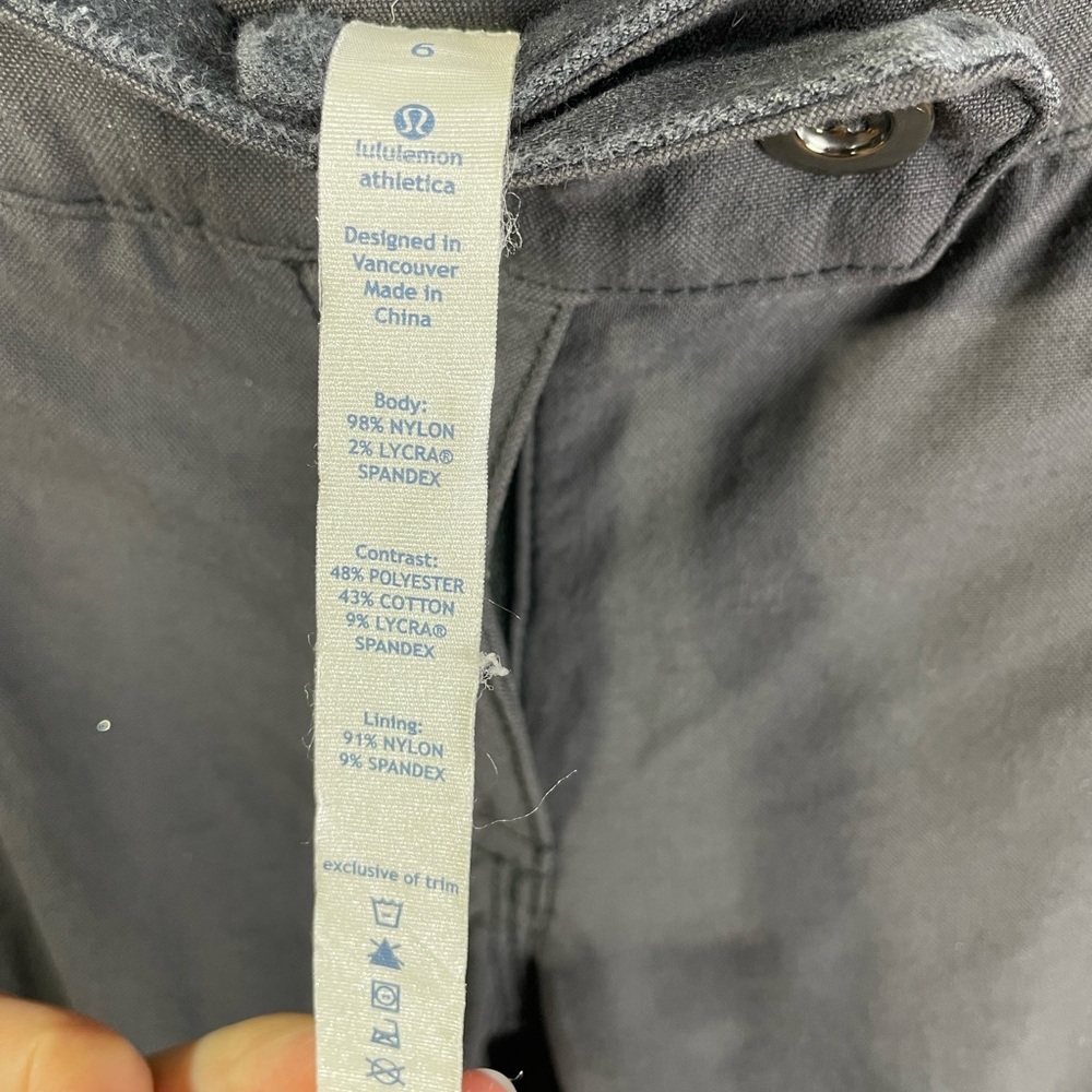 Lululemon Black Cycling Pants Size 6 Women’s - Picture 6 of 15